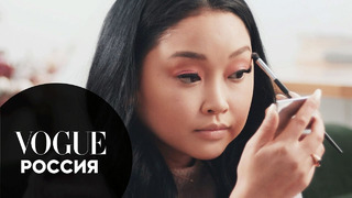 Лана Кондор показывает макияж глаз в пастельных тонах | Vogue Россия