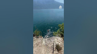 Daredevil Jumps off High Cliff Into Water