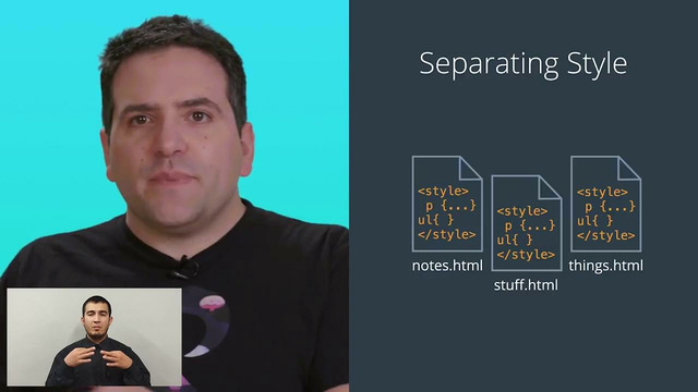 35 – Intro to CSS Separating Style