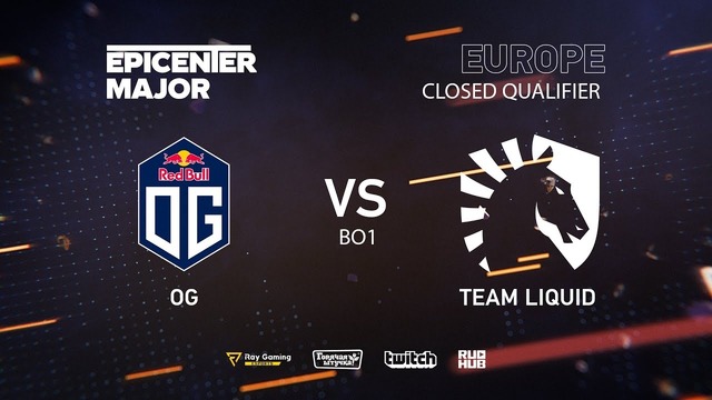 EPICENTER Major 2019 – OG vs Team Liquid (EU Closed Quals, bo1)