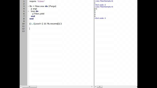 Файберы в Ruby