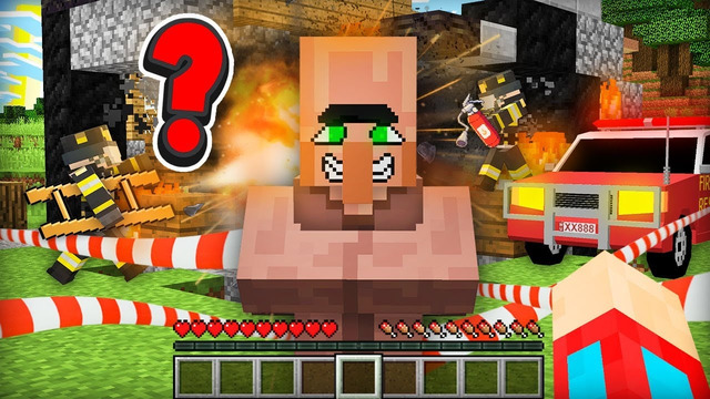 ЗРЯ Я ПОПРОСИЛ ЖИТЕЛЯ ПРИСМОТРЕТЬ ЗА МОИМ ДОМОМ В МАЙНКРАФТ | Компот Minecraft