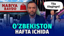 Birinchi pulli yo‘l va ikkinchi AES | Hafta dayjesti