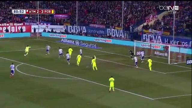 Atletico 2-3 FC Barcelona Copa del Rey 28/01/2015