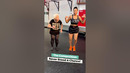 Old Woman Dances With Trainer | People Are Awesome #shorts