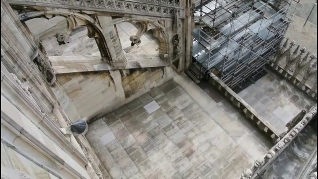 Милан. Собор Дуомо (Duomo di Milano), вид сверху, часть 2, серия 79