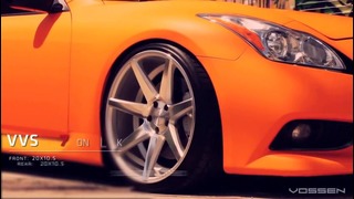 Vossen Matte Orange Infiniti G37s on 20 quot; VVS CV7 Concave Wheels Rims (HD)