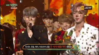161021 BTS winning 1st place on Music Bank