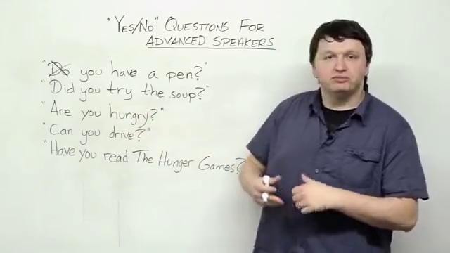 Yes No questions for advanced English students