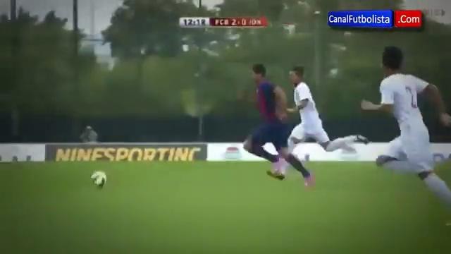 Goles Luis Suárez Barcelona B vs Indonesia 6-0 Amistoso 2014