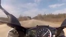 Yamaha R1 vs Mercedes SL63 AMG на 300 км/час