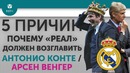 5 ПРИЧИН Почему Реал должен возглавить Антонио Конте Арсен Венгер
