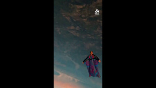 Guy in Wingsuit Skydives Out of Airplane | People Are Awesome #shorts