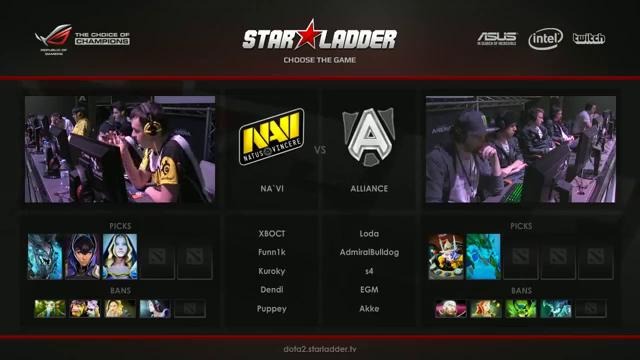 Grand-Final: StarSeries S8: NaVi vs Alliance (Game 3) DOTA2