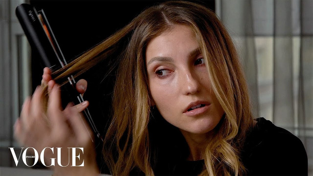 Урсула Ким показывает ежедневный уход за волосами и макияж | Vogue Россия