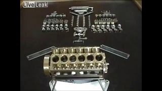 Hand Made Mini V12 Engine