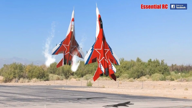 МиГ-29 пилотажные маневры векторной тяги