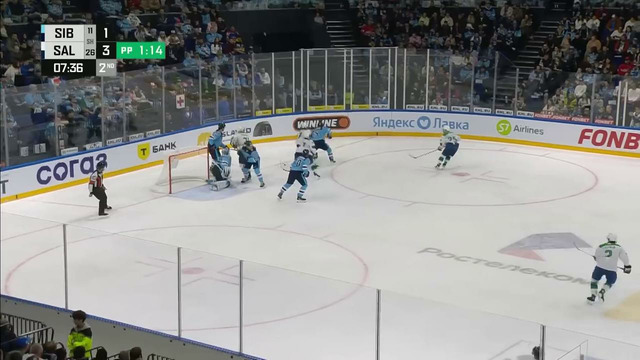 ХК Сибирь – Салават Юлаев | КХЛ | Обзор матча за 2025-10-23