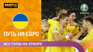 Все голы сборной Украины в отборочном цикле ЕВРО-2020