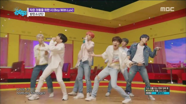 [Comeback Stage] BTS – Boy With Luv – Show Music core