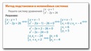 01. Метод подстановки