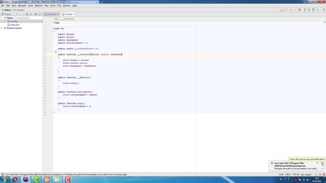 Урок 2. Конструктор, деструктор(PHP Essential)