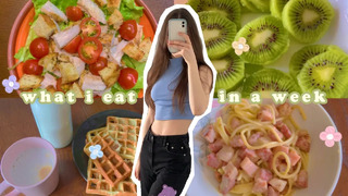 What I eat in a week *realistic