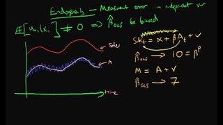 41. Measurement error in independent variable – part 1