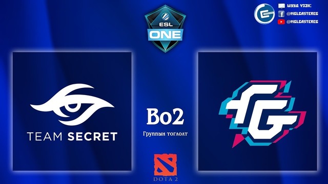 Team Secret vs Forward Gaming #2, ESL One Katowice 2019, bo2, 19.02.2019