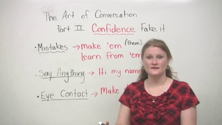 Conversation Skills – Speak with confidence