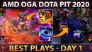 Best plays – day 1 – amd oga dota pit 2020 dota 2