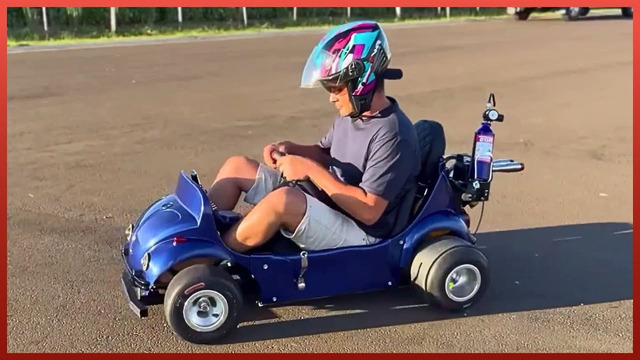 Man Builds Amazing Go-Kart From an Old Toy Car! | Start to Finish by @motorizing