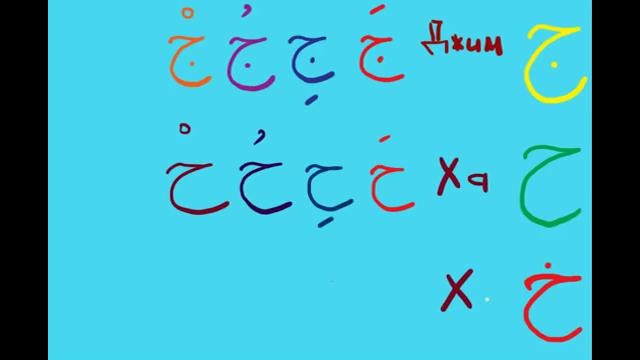 Арабский алфавит. урок 2