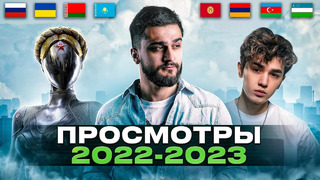 ТОП 100 ПЕСЕН 2022-2023 по Просмотрам | Страны Постсоветского пространства