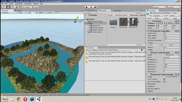 Как создать игру на Unity. Урок 3. Создание окружающей среды – ИгроделМастер