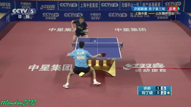 Xu Xin vs Liu Dingshuo – China Super League 2018-2019