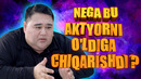 Nega o’ldiga chiqarsihdi bu aktyorni? bunga sabab nima edi? intervyu chotki tv
