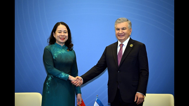 Shavkat Mirziyoyev Vyetnam vitse-prezidenti bilan uchrashdi