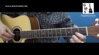 Видеурок Риф 3 – на акустической гитаре