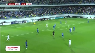 (HD) Азербайджан – Словакия | Чемпионат Европы 2020 | Отборочный турнир