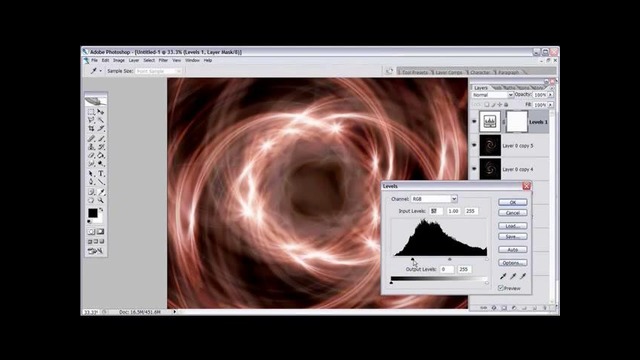 PhotoshopLes – Эффект Dream Background (rus subtitle)