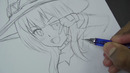 Speed Drawing – Megumin (KONOSUBA この素晴らしい世界に祝福を! )