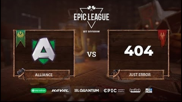 EPIC League Season 2 – Alliance vs Just Error (Game 2, Groupstage)