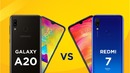 Redmi 7 vs samsung galaxy a20