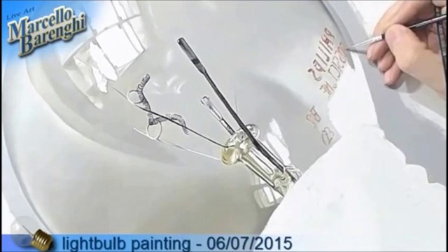 Рисунок Лампы масляными красками