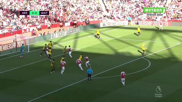 (HD) Арсенал – Уотфорд | Английская Премьер-Лига 2018/19 | 7-й тур