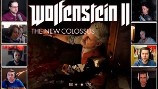 Реакция Летсплейщиков на Убийство Отца в Игре Wolfenstein II The New Colossus