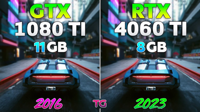 GTX 1080 Ti vs RTX 4060 Ti – Test in 10 Games