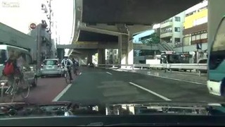 Полицейская погоня в Японии