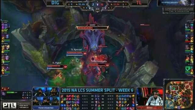 Dignitas vs Team Liquid HIGHLIGHTS